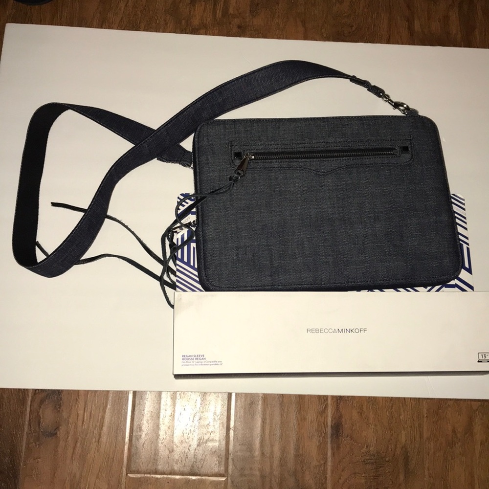 Rebecca Minkoff Denim Tablet/Small Laptop Case